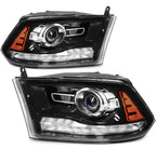 Halogen Headlights Pair for Ram 2500 3500 Dodge Ram 1500 (2009–2018)