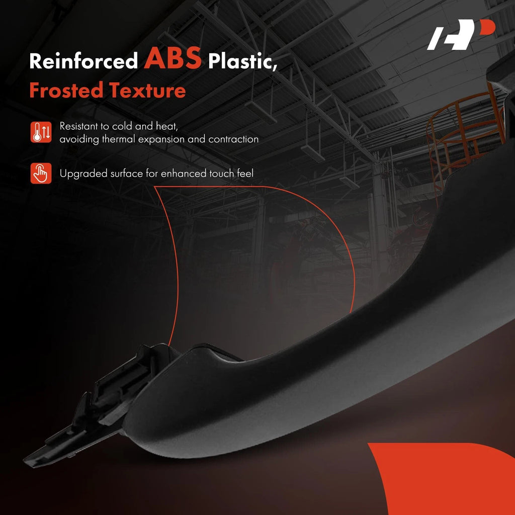 Front Right or Rear Black Exterior Door Handle for Jeep Cherokee (2014–2023)