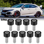 9pcs M8x1.25 Exhaust Header Manifold Cup Washers Bolts for Honda Acura 
