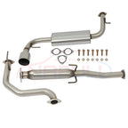 4" Rolled Muffler Tip for Honda CRX CR-X (1988–1991) Stainless Exhaust