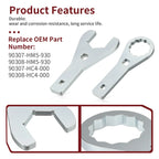 Set of 2 Rear Axle Nut Wrench Tools 41mm for Honda FourTrax (200–300)