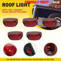 Rear Cab Roof Running Light Housings Red for Ram ProMaster 2500 3500 (2014–2023)