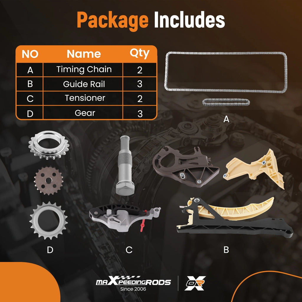 Timing Chain Kit & Oil Pump for BMW 1 Series E81 E87, 3 Series E90 E91 (2004-2012)