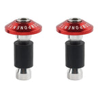 CNC Handlebar Caps for Yamaha R1 R6 R6S FZ1 FZ6 FZ8 FJR (7/8", Red)