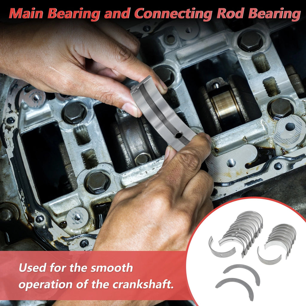 Main Bearing and Connecting Rod Bearing Kit No. 2102B000 for Hyundai Accent 
