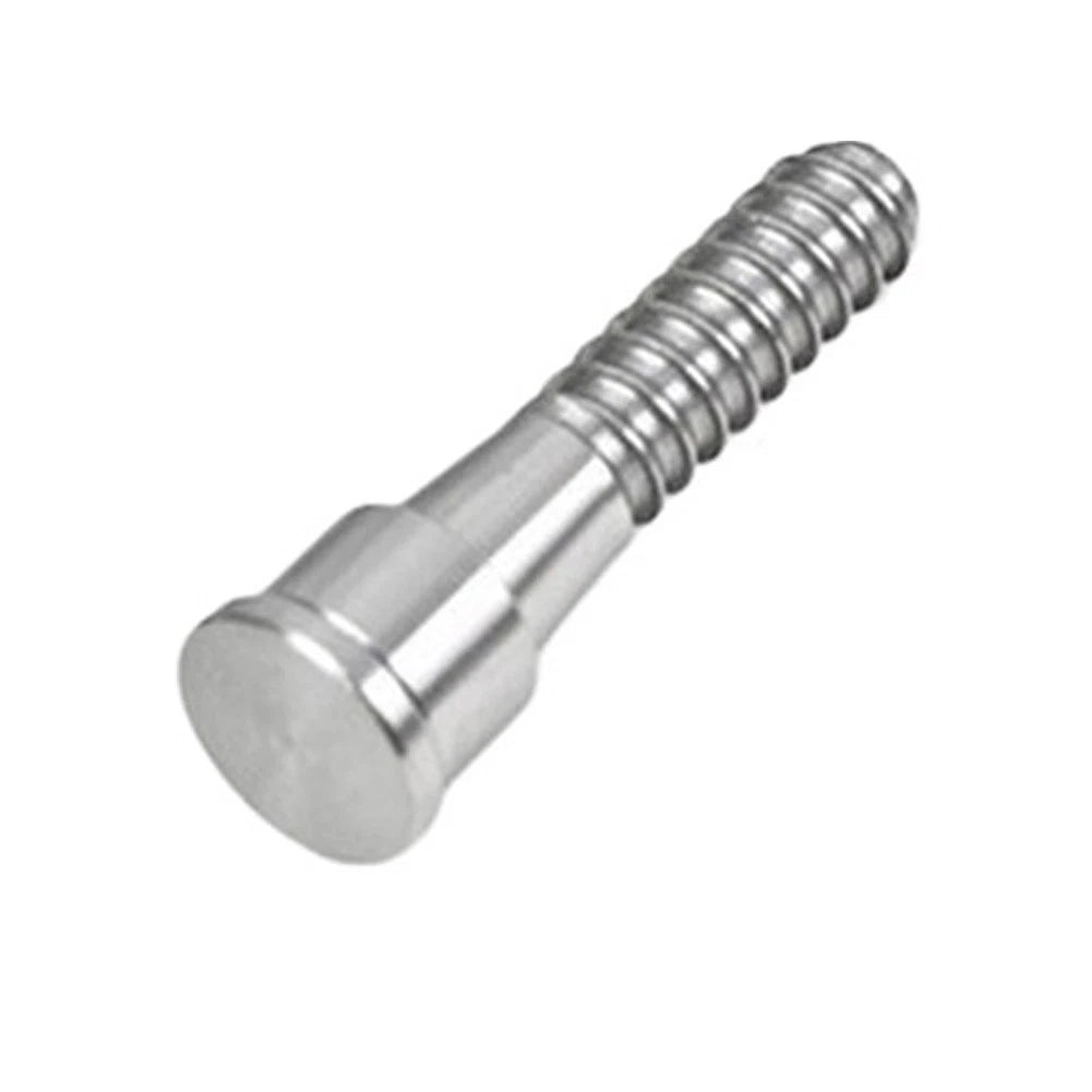 Bevel Gear Chuck Screw for Wood Lathe Tools (3.75 Inch, 54mm Flat Head)