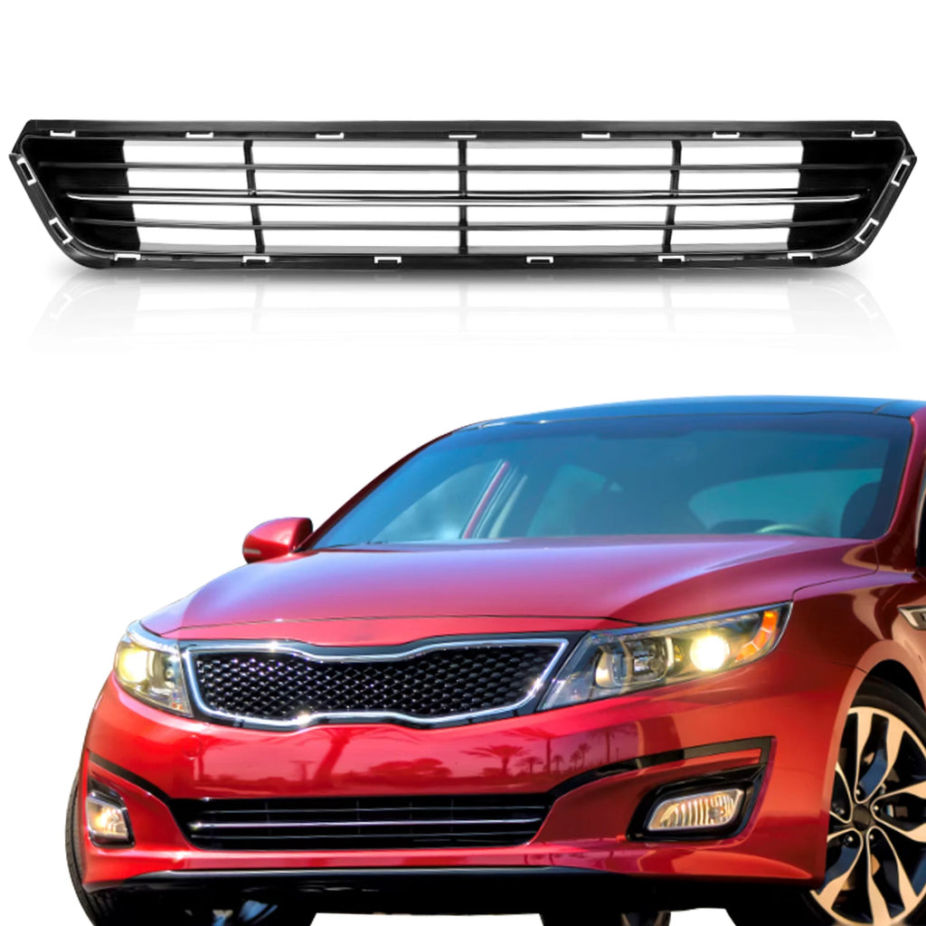 Front Lower Grille with Chrome Trim for Kia Optima (2014–2015)