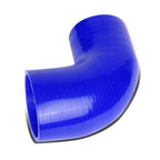 2.5"-2.75" 200PSI 90 Degree Elbow Turbo Intake Piping Silicone Hose Blue