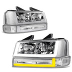 U-LED DRL Headlights for Chevrolet Express/Savana 1500-3500 (2003–2023) Chrome