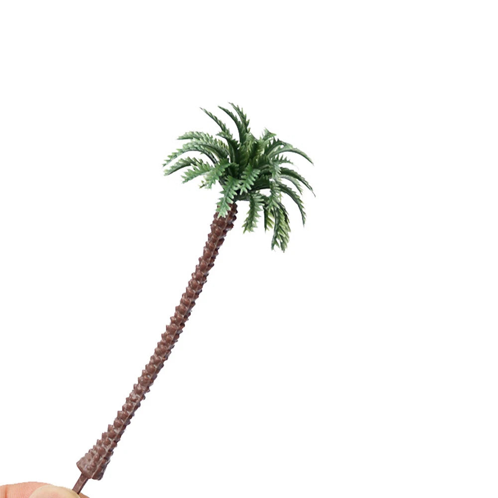 20pcs Coconut Palm Model Trees for Miniature Dioramas