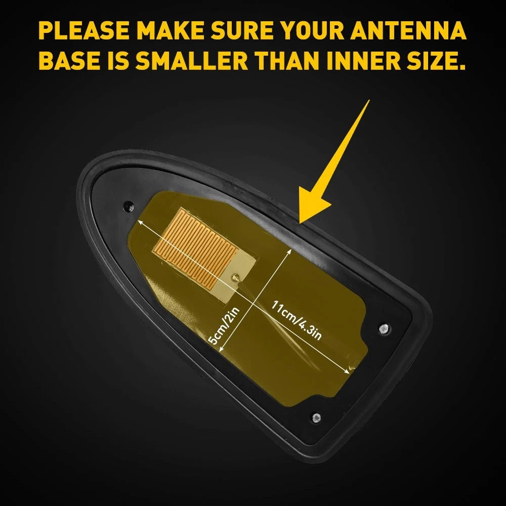 Carbon Fiber Shark Fin Antenna Cover for