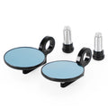 3" CNC Round Handlebar End Mirror for Motorcycles (7/8"-1" Bar)