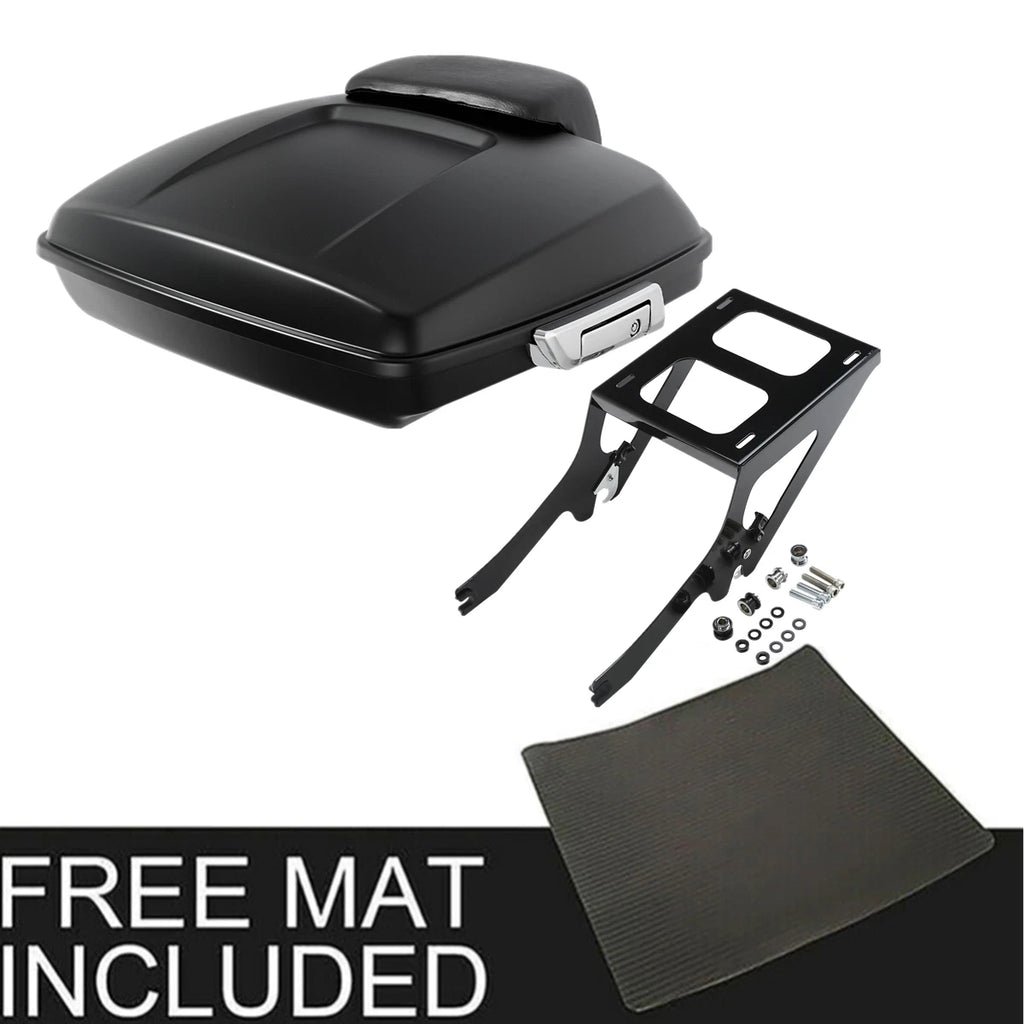 Trunk Backrest Pad Mount Rack for Harley Deluxe Heritage Classic (2018–2023)