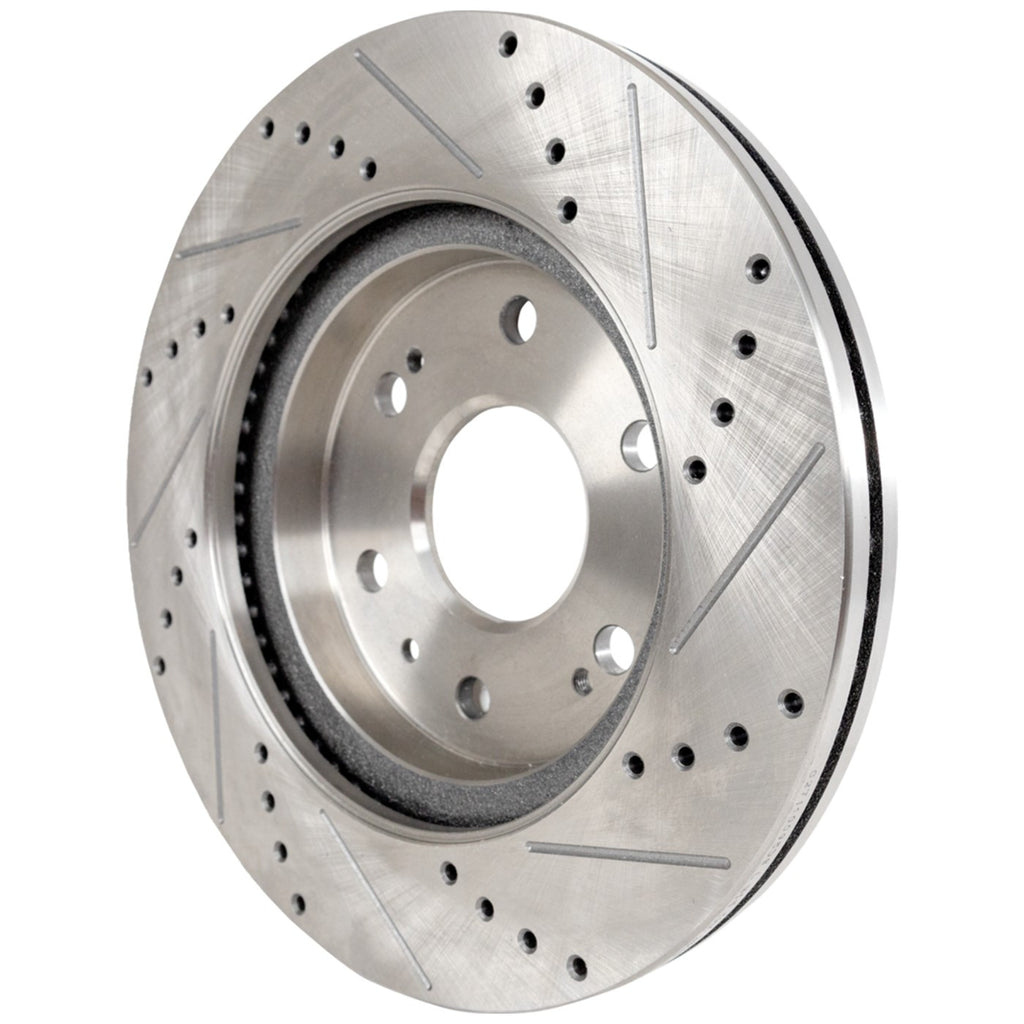 Disc Brake & Pad Kit for Chevy Silverado 1500 (2006) Cross-drilled