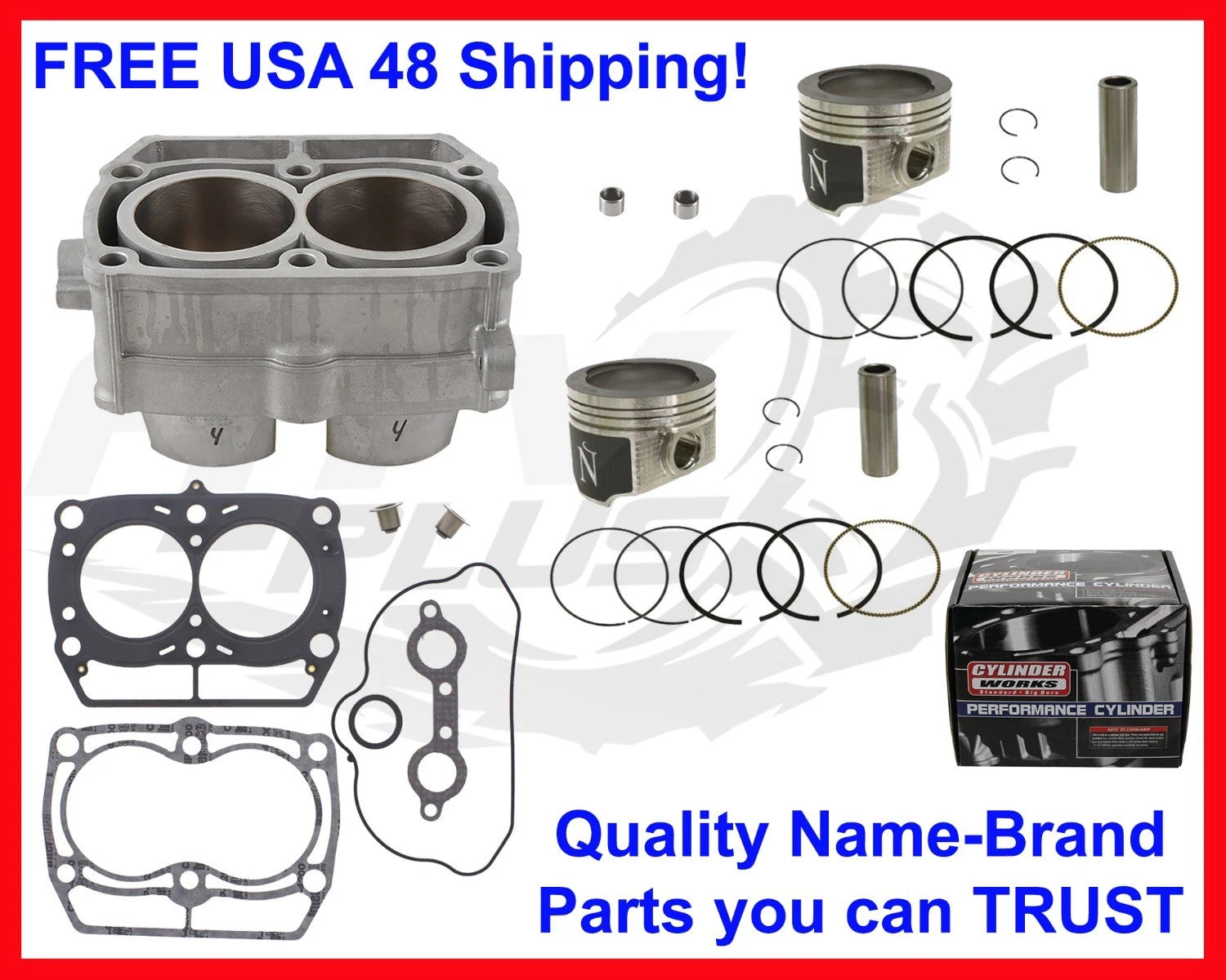 Top-End Rebuild Kit for Polaris RZR 800/S/4 (2011–2014)