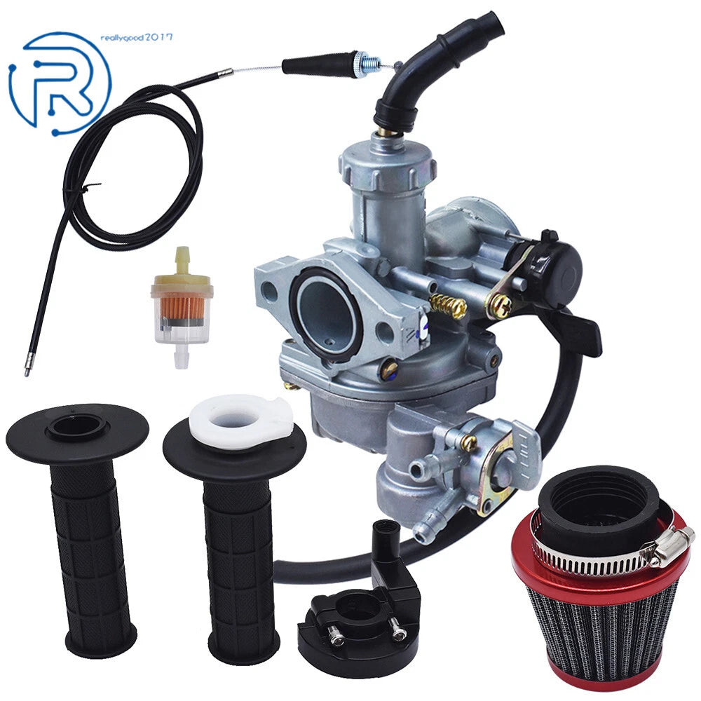 Carburetor with Throttle Cable & Air Filter for Honda CT90 CT110 (1966–1979)
