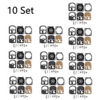 10 Set Carburetor Diaphragm Kit for Zama C1S-M8 C1S-M9 C1S-M12 C1S-M13 DR86 RB-10