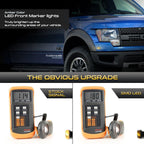 Amber Lens LED Front Fender Light for Ford SVT Raptor (2010–2014)