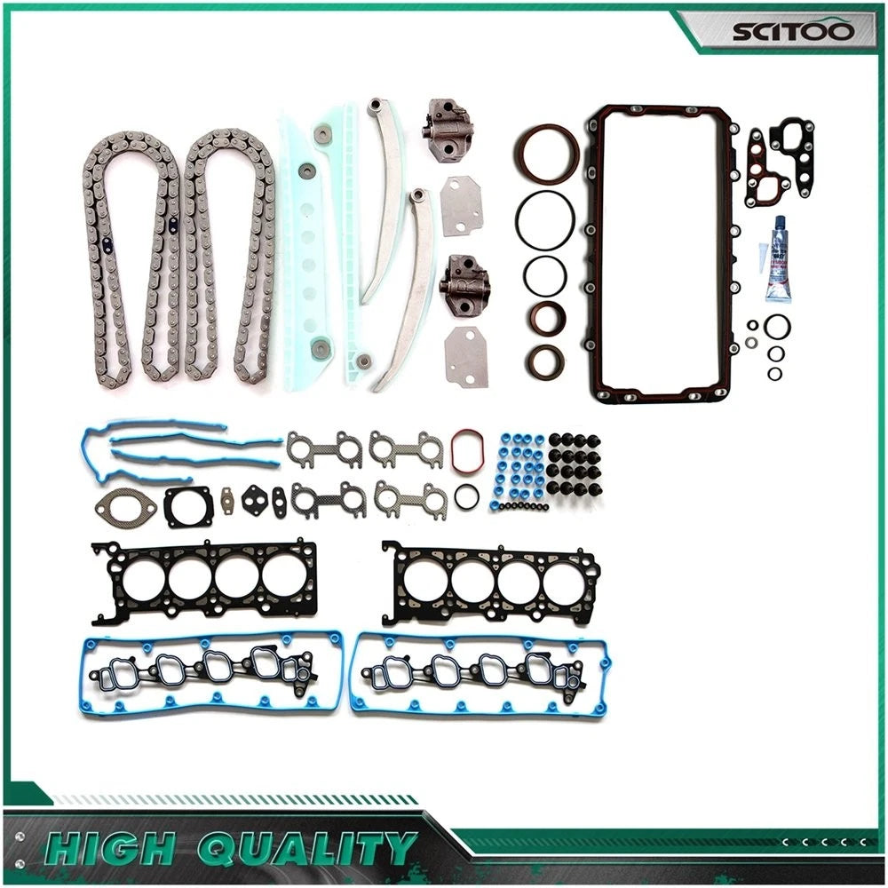 Full Gasket Set Timing Chain Kit for Ford Mustang GT (2002–2004)