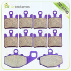 Front and Rear Brake Pads for Kawasaki Ninja ZX6R (2003–2006) Carbon Fiber