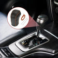 Gear Shift Knob Cover for Hyundai Tucson (2015–2018) Black Brown Faux Leather