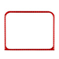 GPS Navigation Panel Cover Trim for Jeep Wrangler JL Gladiator JT (2018–2023) Carbon Red