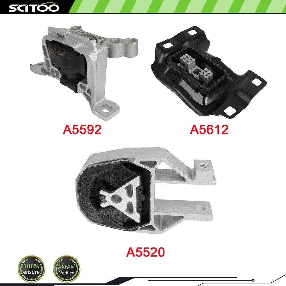 Engine Motor Mount for Ford Escape (2017–2019) A5592 A5612 A5520