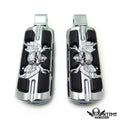 Pirate Skull Zombie Footpegs for Yamaha Road Star Warrior (2002–2009)