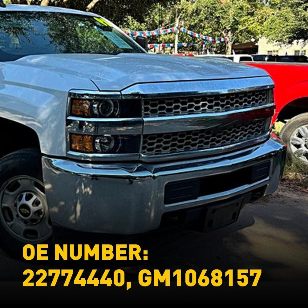 Front Bumper License Plate Holder for Chevrolet Silverado 2500 (2015–2019)