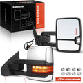 Power Mirror Pair with Manual Fold Signal for Chevy Silverado 1500