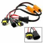 2x White H11 H8 H9 LED Fog Light Bulbs for Car (68SMD) (CANBUS)