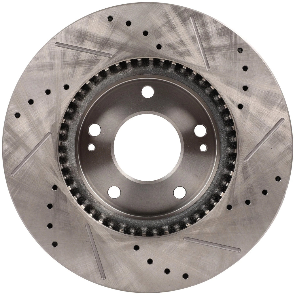Front & Rear Drilled Rotors Brake Pads for Hyundai Veloster (2013–2016)