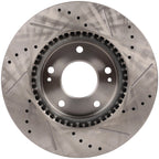 Front & Rear Drilled Rotors Brake Pads for Hyundai Veloster (2013–2016)
