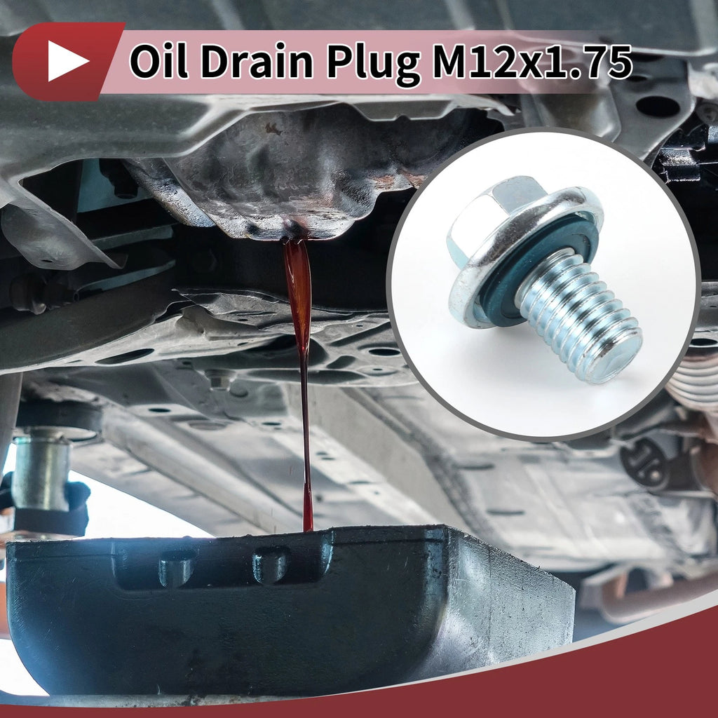 Set of 1 Aluminum Oil Drain Plug for Buick Cadillac Chevrolet (No. 55577568)