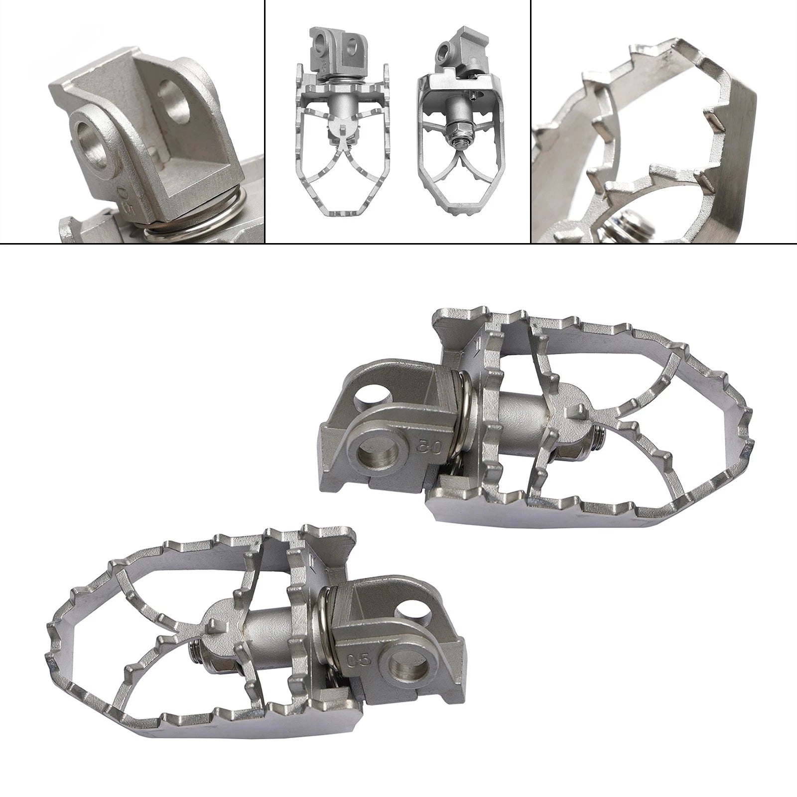 Front Footrests Foot Pegs for Husqvarna 701 Enduro, Norden 901 (2016–2023)