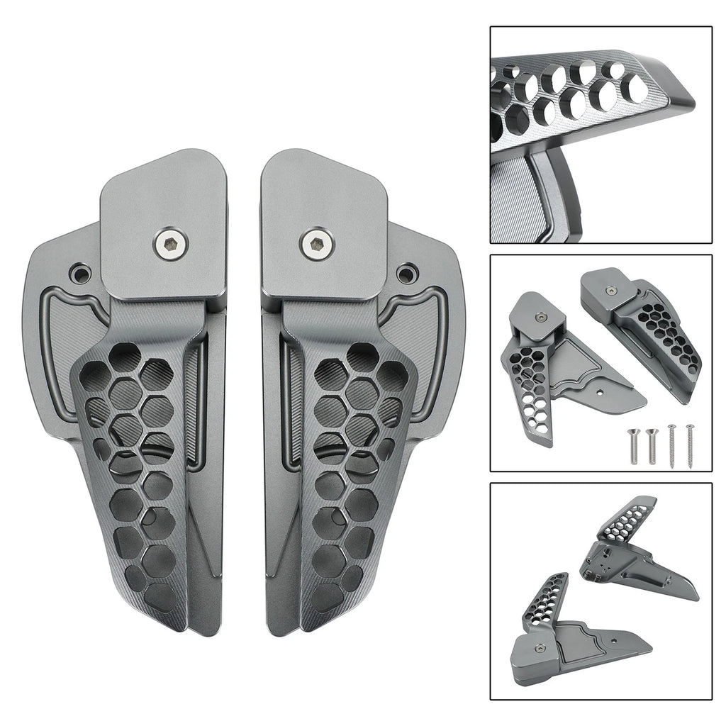 Rear Footrests Foot Pegs for Vespa Primavera/Sprint 125 150 (2017–2020)