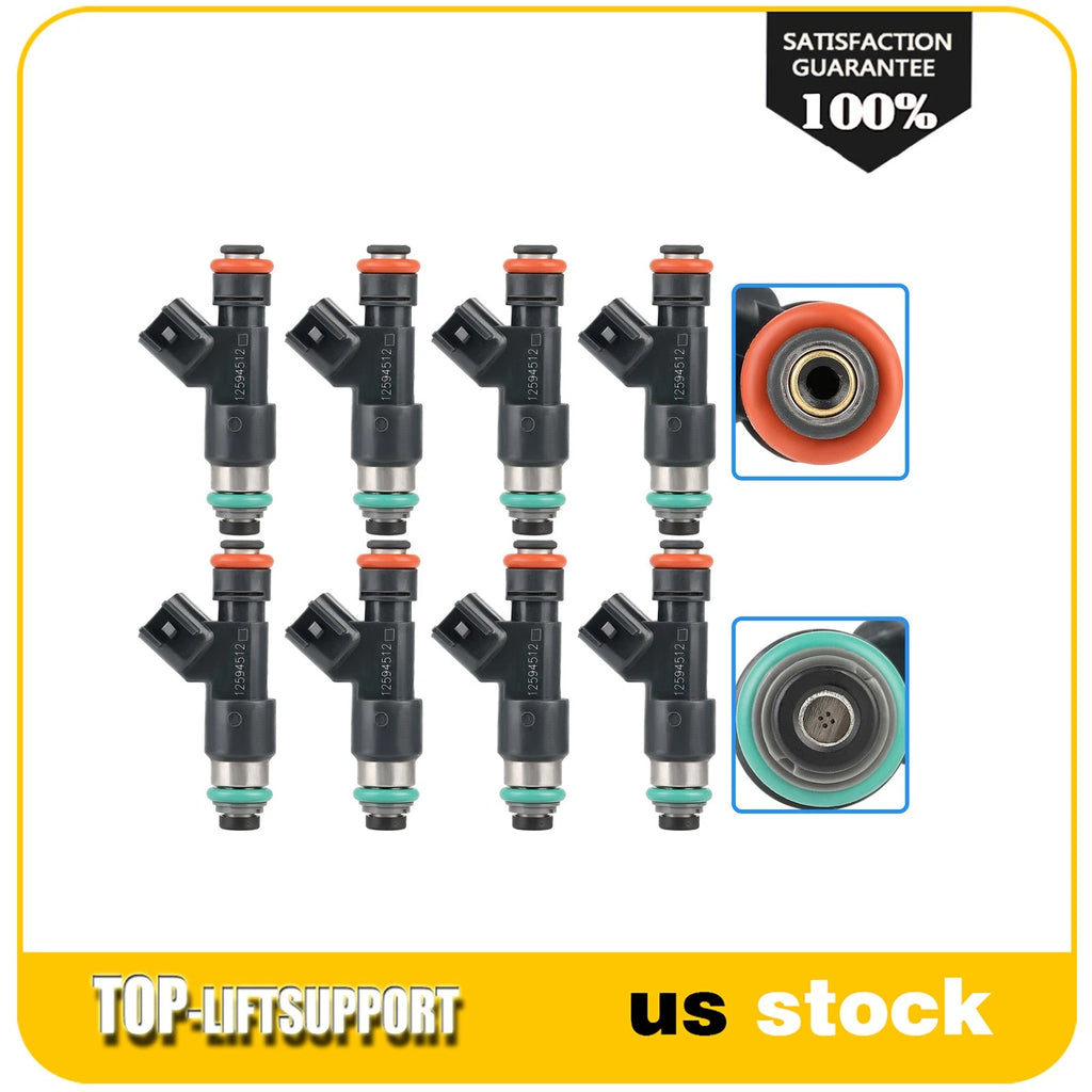 Set of 8 Fuel Injectors for Chevrolet Silverado 1500 GMC Sierra 1500