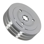 Aluminum Triple 3-Groove Crankshaft Crank Pulley for Small Block Chevy (SWP)
