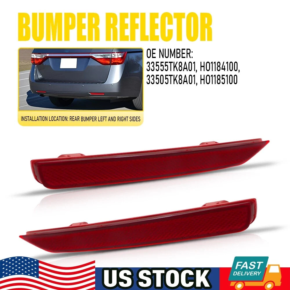 Rear Bumper Reflector Light for Honda Odyssey (2011–2017)