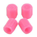Set of 4 Tire Valve Covers for Universal Vehicles (LED, Dark Fluorescent)