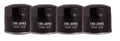 Set of 4 Engine Oil Filters for Acura Honda Hyundai Kia Subaru Toyota (All Years)