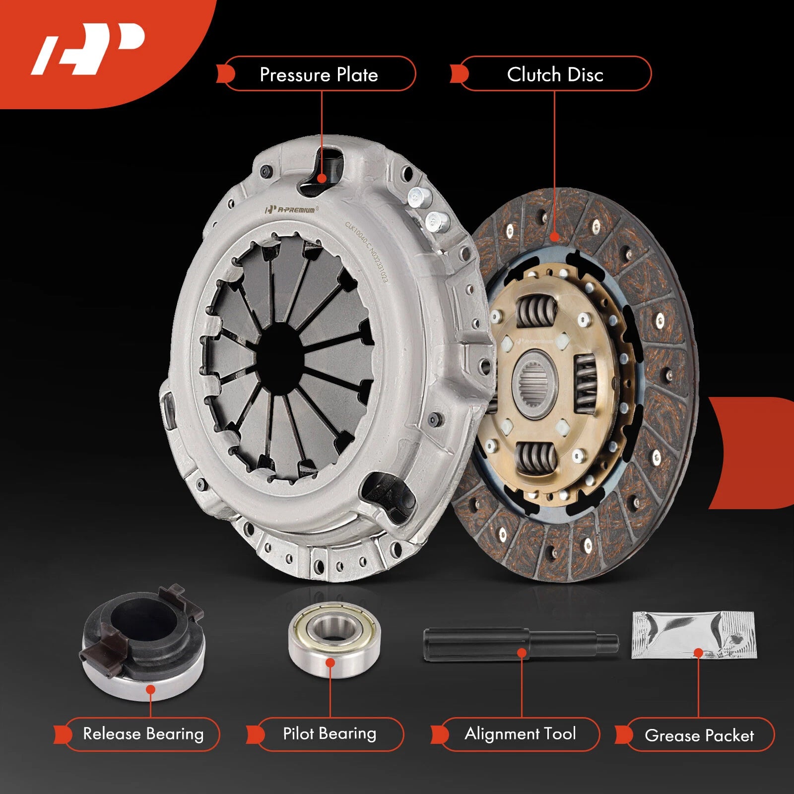 Clutch Kit for Mazda Protege (1995–2003) & Kia Sephia (1994–2001)