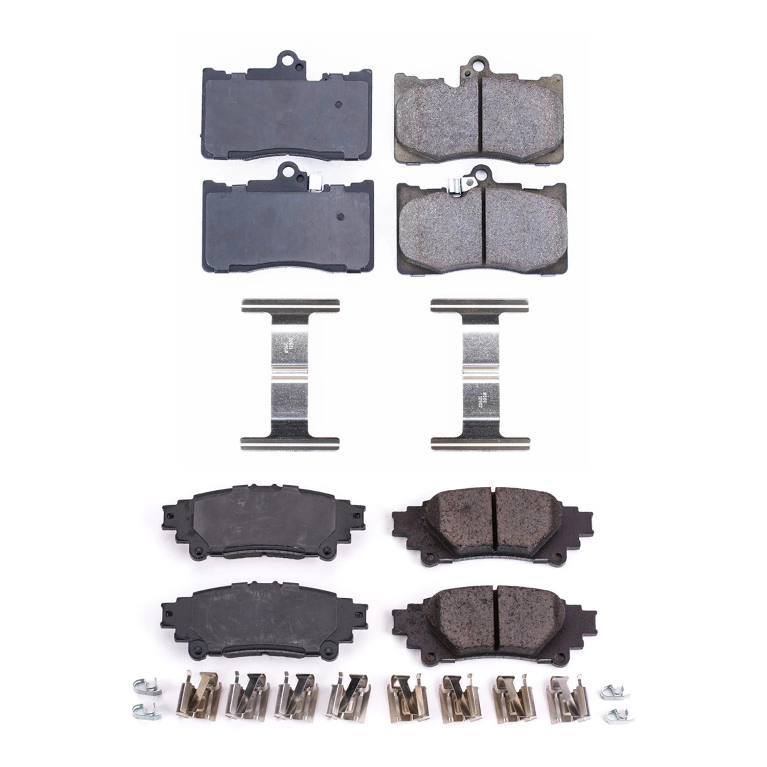 PowerStop Front & Rear Carbon Fiber Ceramic Brake Pads Kit for GS450h IS300 (2006–2011)