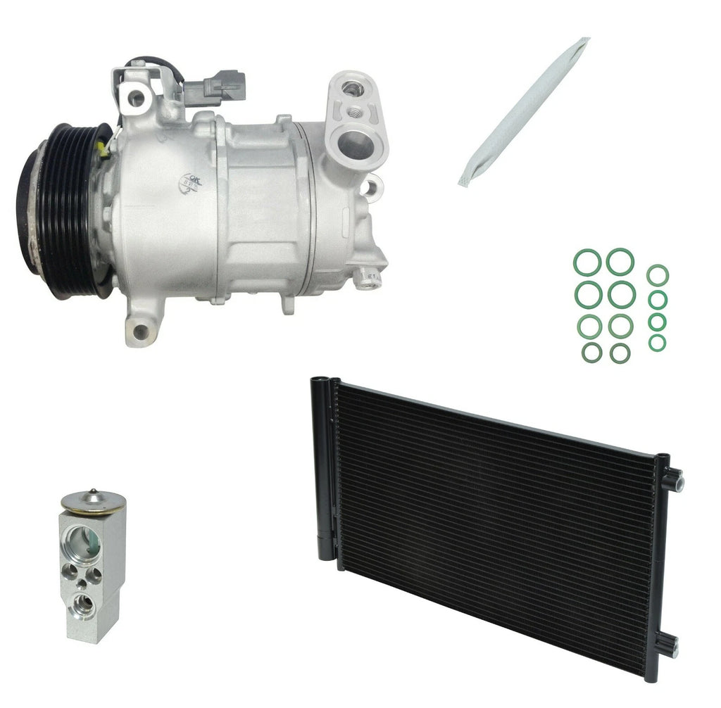 AC Compressor Kit with Condenser for Ram ProMaster City 2.4L (2019–2019)