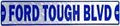 Ford Truck Blvd Road Sign Tag Plate 24"x5" Diamondplate (Fits )