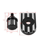Rear Mudguard Seat Bolt Screw w/ Knob Cover for Harley Touring (1996-2024)