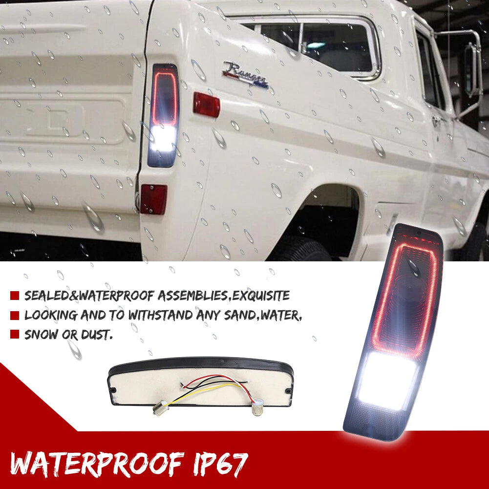 Smoke Tail Lights for Ford Truck, Bronco, Econoline (1967–1972)