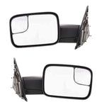 Tow Mirror Set for Dodge Ram 1500 (2002–2009) Manual Fold Blind Spot