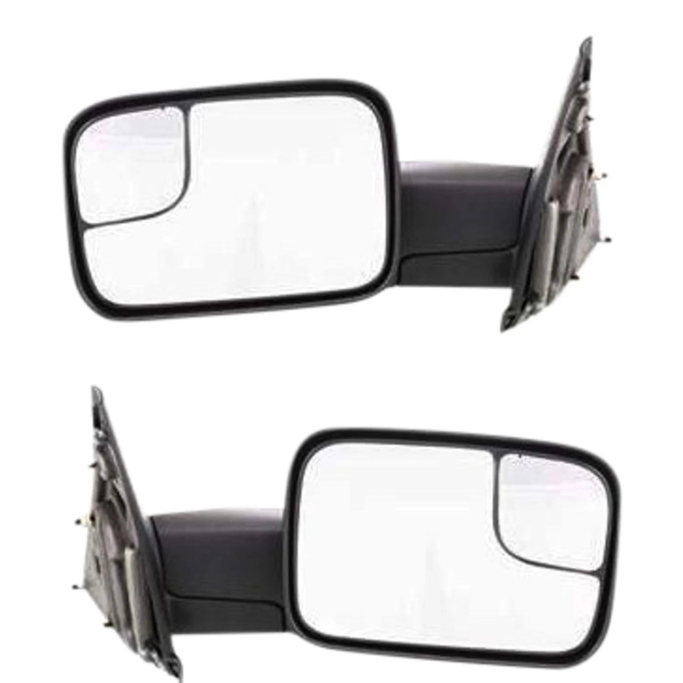 Tow Mirror Set for Dodge Ram 1500 (2002–2009) Manual Fold Blind Spot