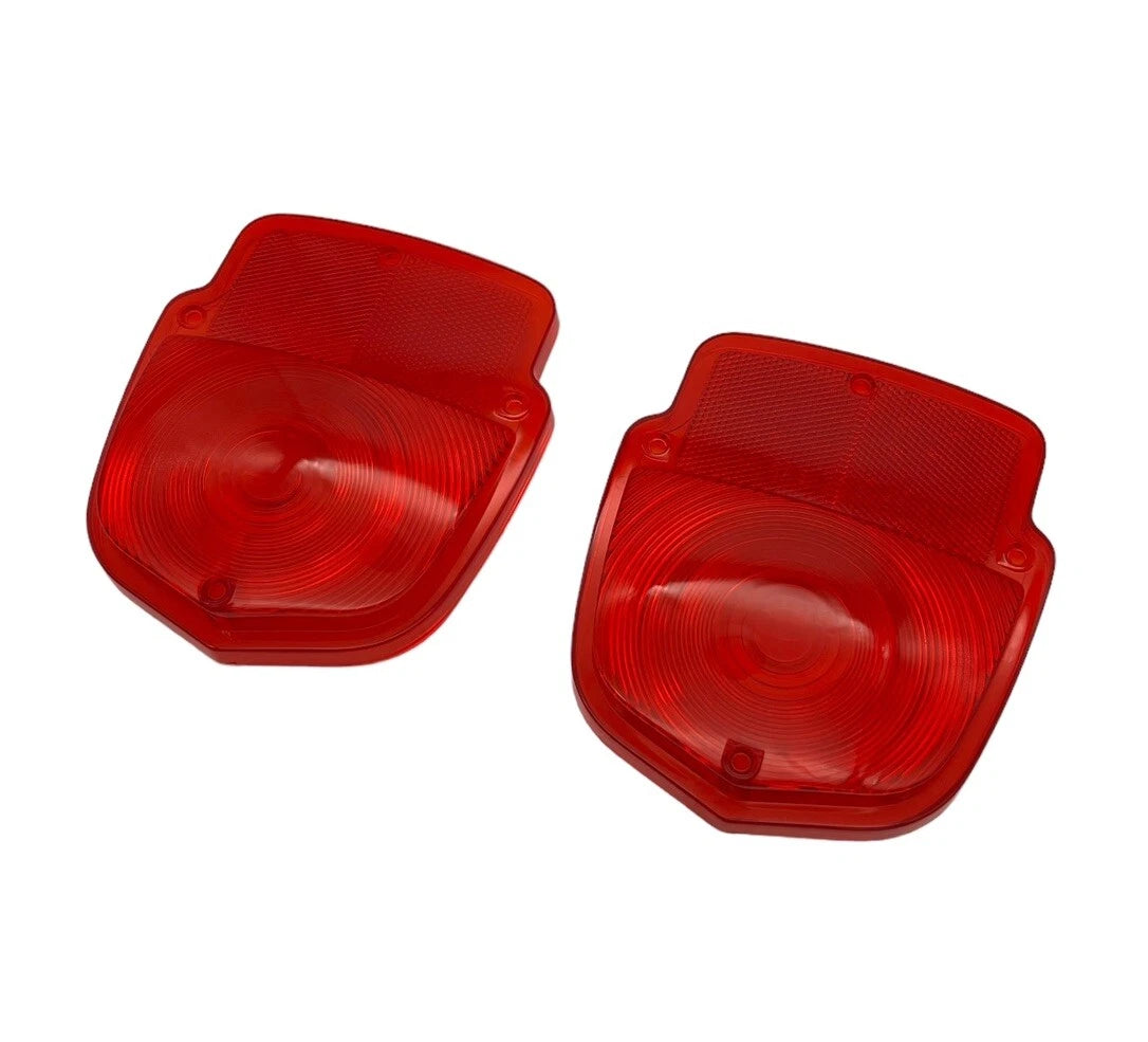 Tail Light Lamp Lenses Replacement Pair for 1953–1956 Ford Truck